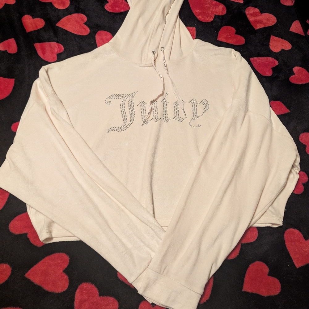 Juicy couture white hoodie and green pants track suit - Picture 4 of 7